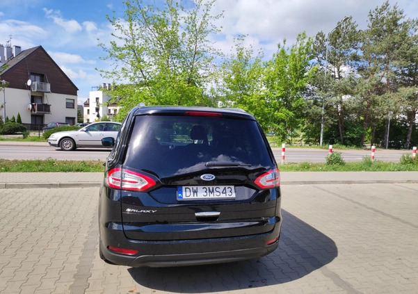 Ford Galaxy cena 69000 przebieg: 190000, rok produkcji 2017 z Wrocław małe 191